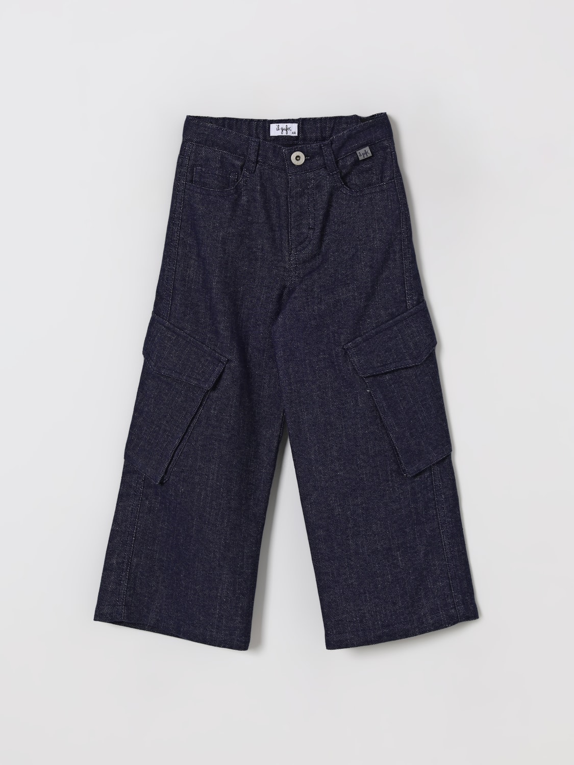 IL GUFO JEANS: Pants kids Il Gufo, Blue - Img 1