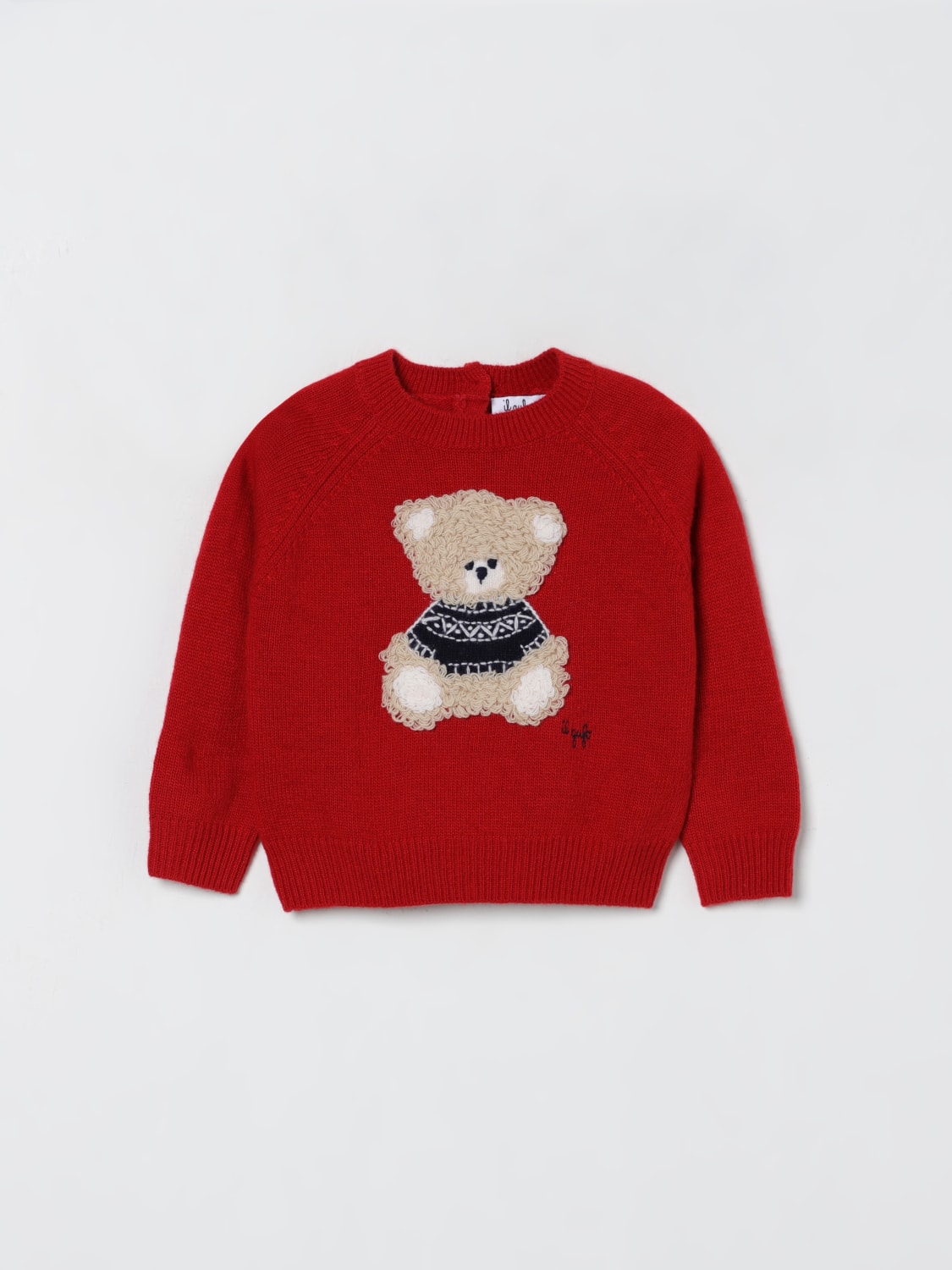 IL GUFO SWEATER: Sweater kids Il Gufo, Red - Img 1