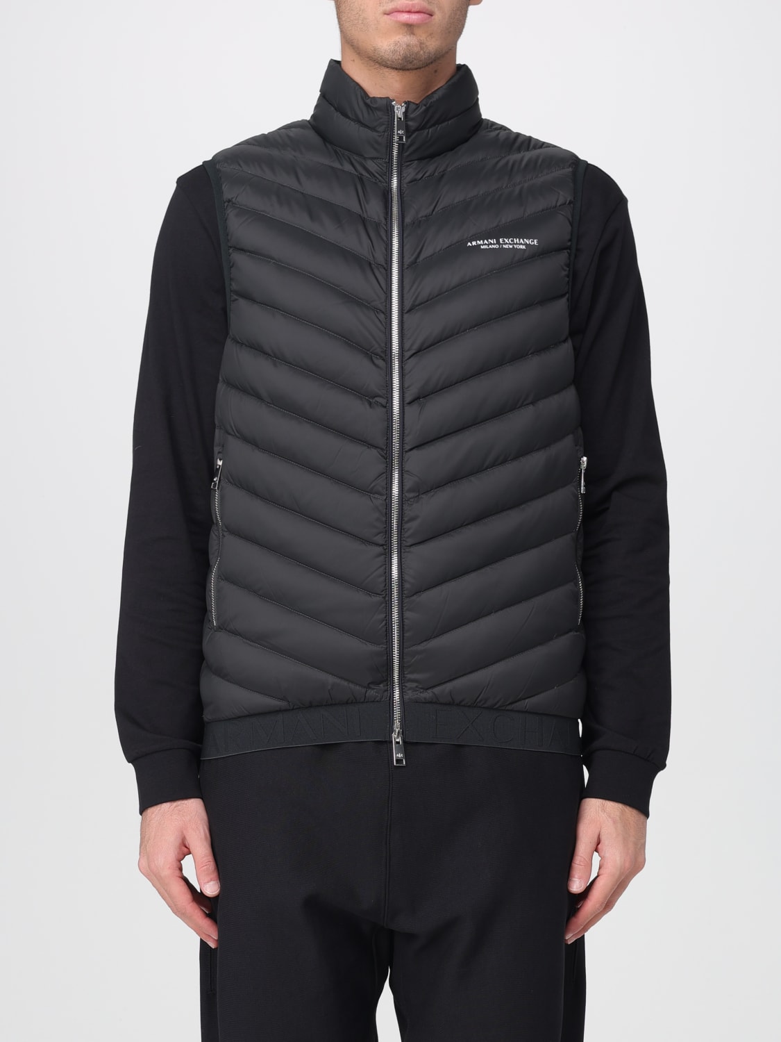 ARMANI EXCHANGE 정장 조끼: 재킷 남성 Armani Exchange, 블루 - Img 1