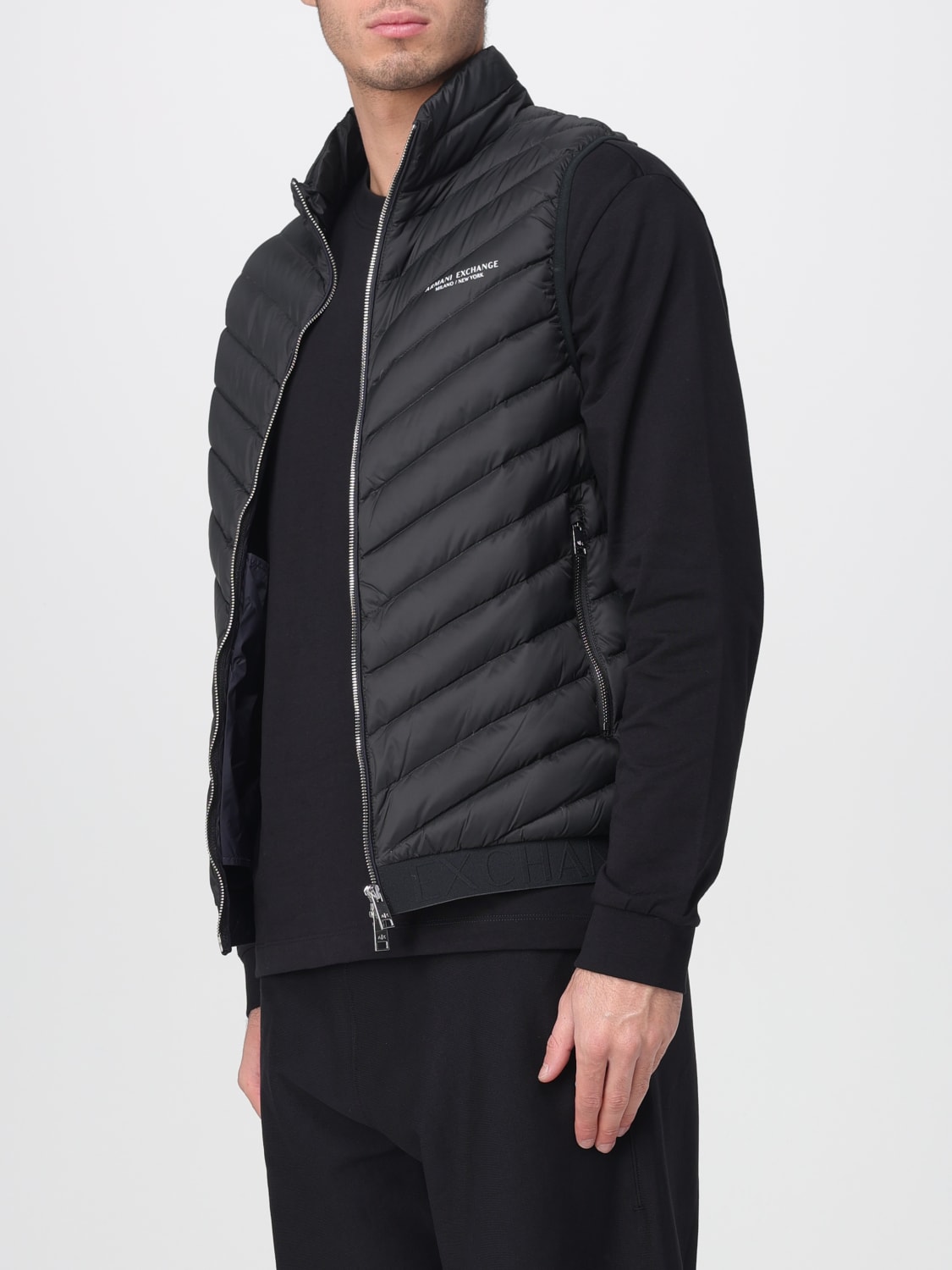 ARMANI EXCHANGE 정장 조끼: 재킷 남성 Armani Exchange, 블루 - Img 3