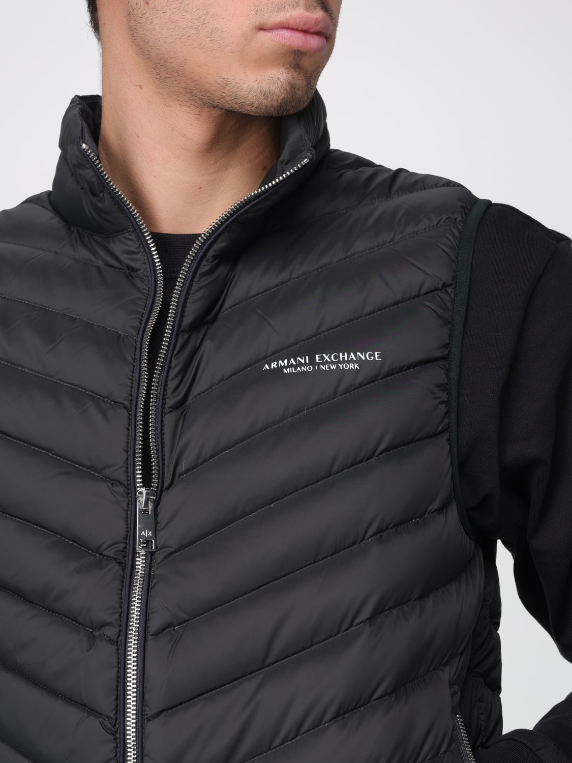 ARMANI EXCHANGE 정장 조끼: 재킷 남성 Armani Exchange, 블루 - Img 4