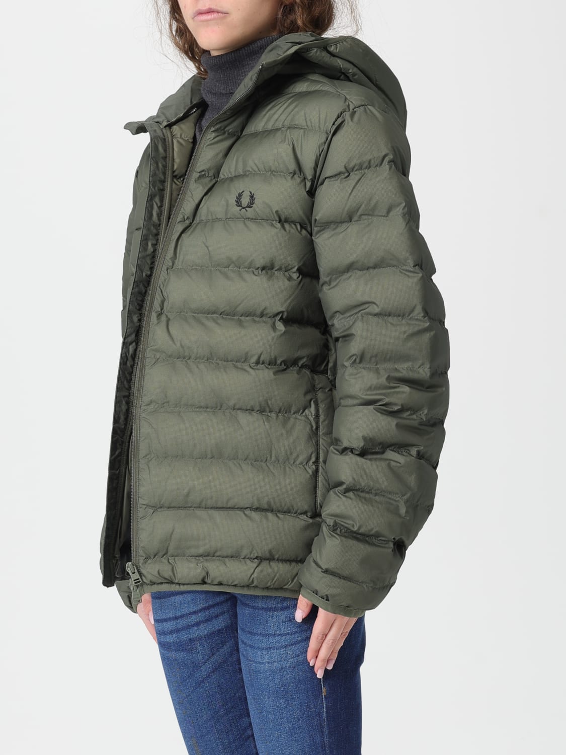 FRED PERRY JACKET: Jacket woman Fred Perry, Green - Img 3