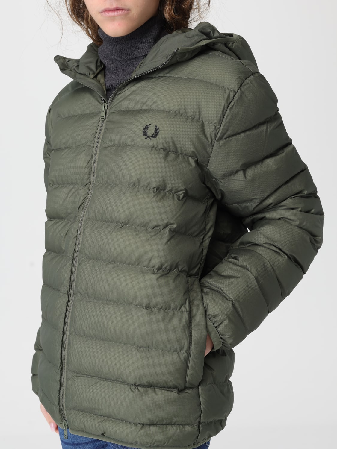 FRED PERRY JACKET: Jacket woman Fred Perry, Green - Img 4