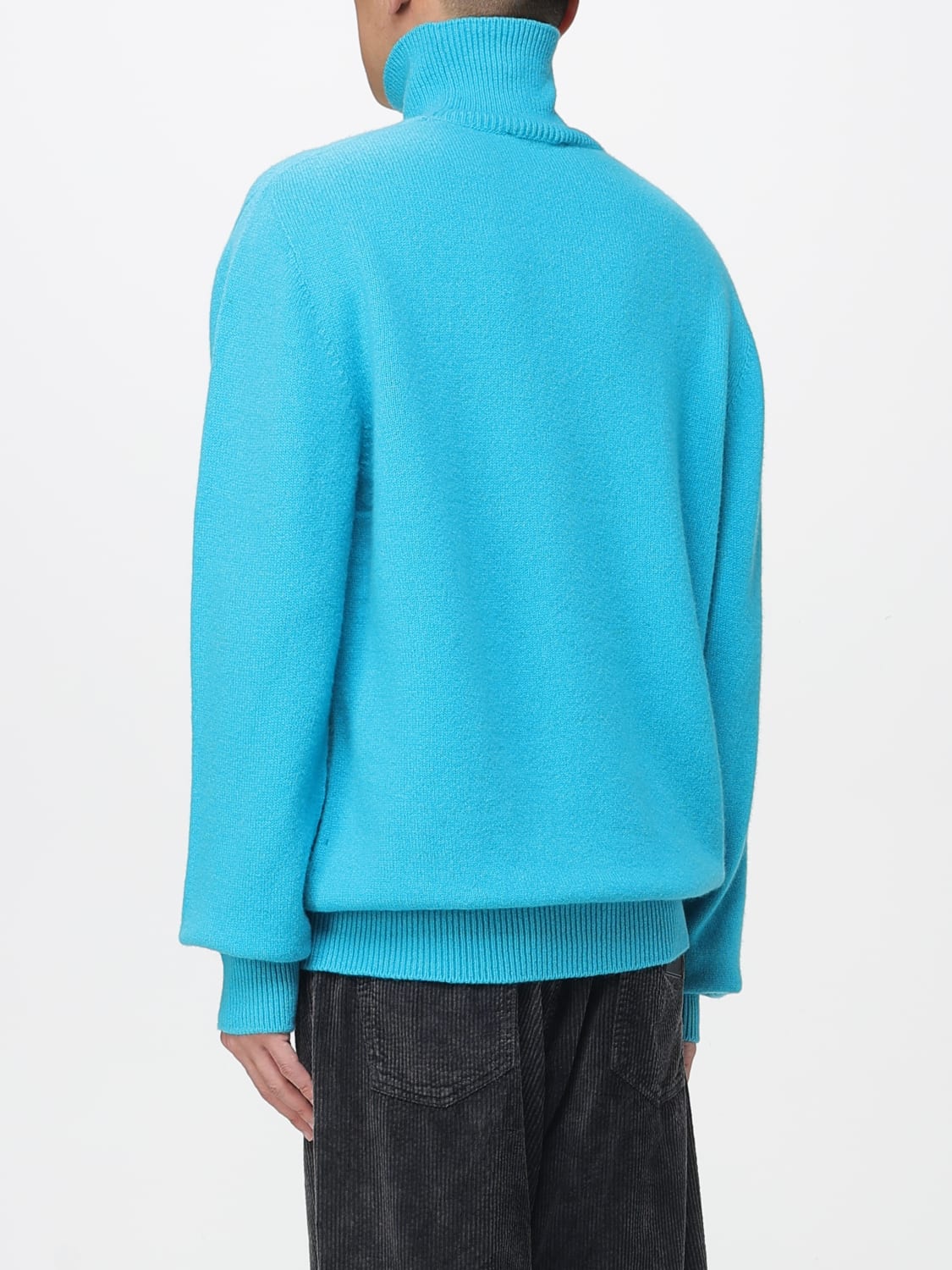 LANEUS SWEATER: Sweater men Laneus, Turquoise - Img 3