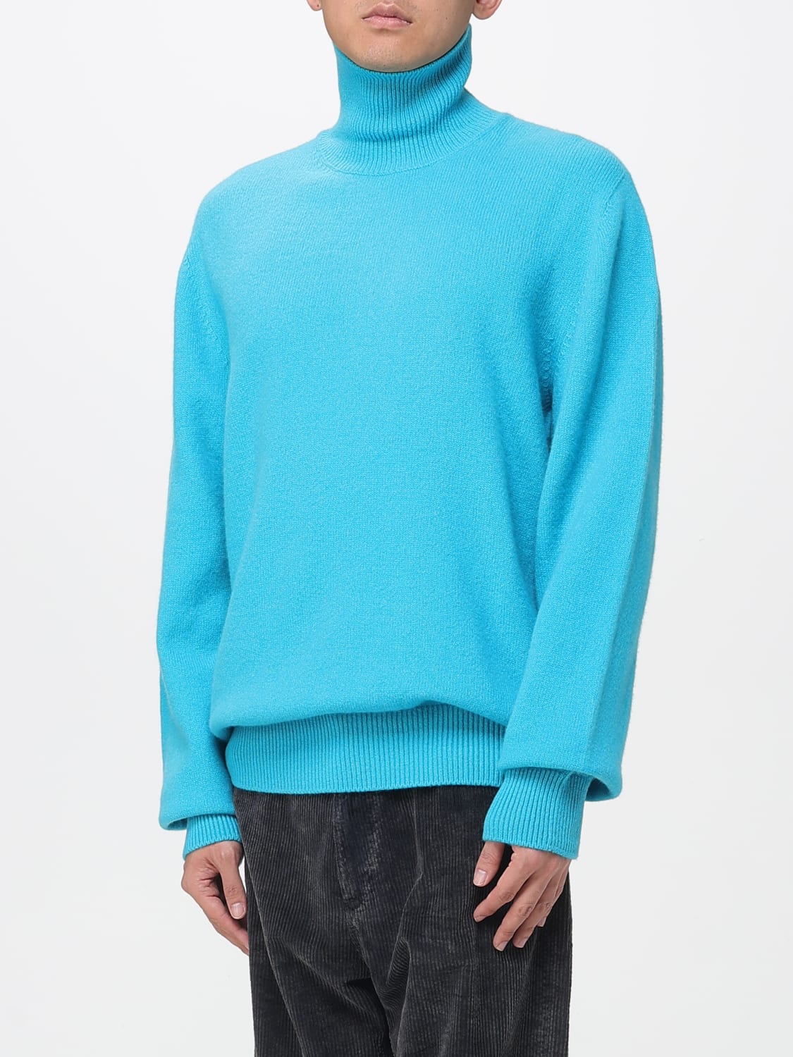 LANEUS SWEATER: Sweater men Laneus, Turquoise - Img 4