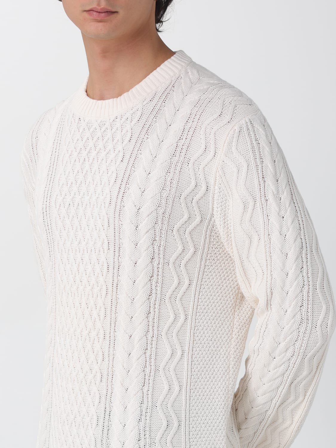 TOMMY JEANS 스웨터: 스웨터 남성 Tommy Jeans, 아이보리 - Img 3