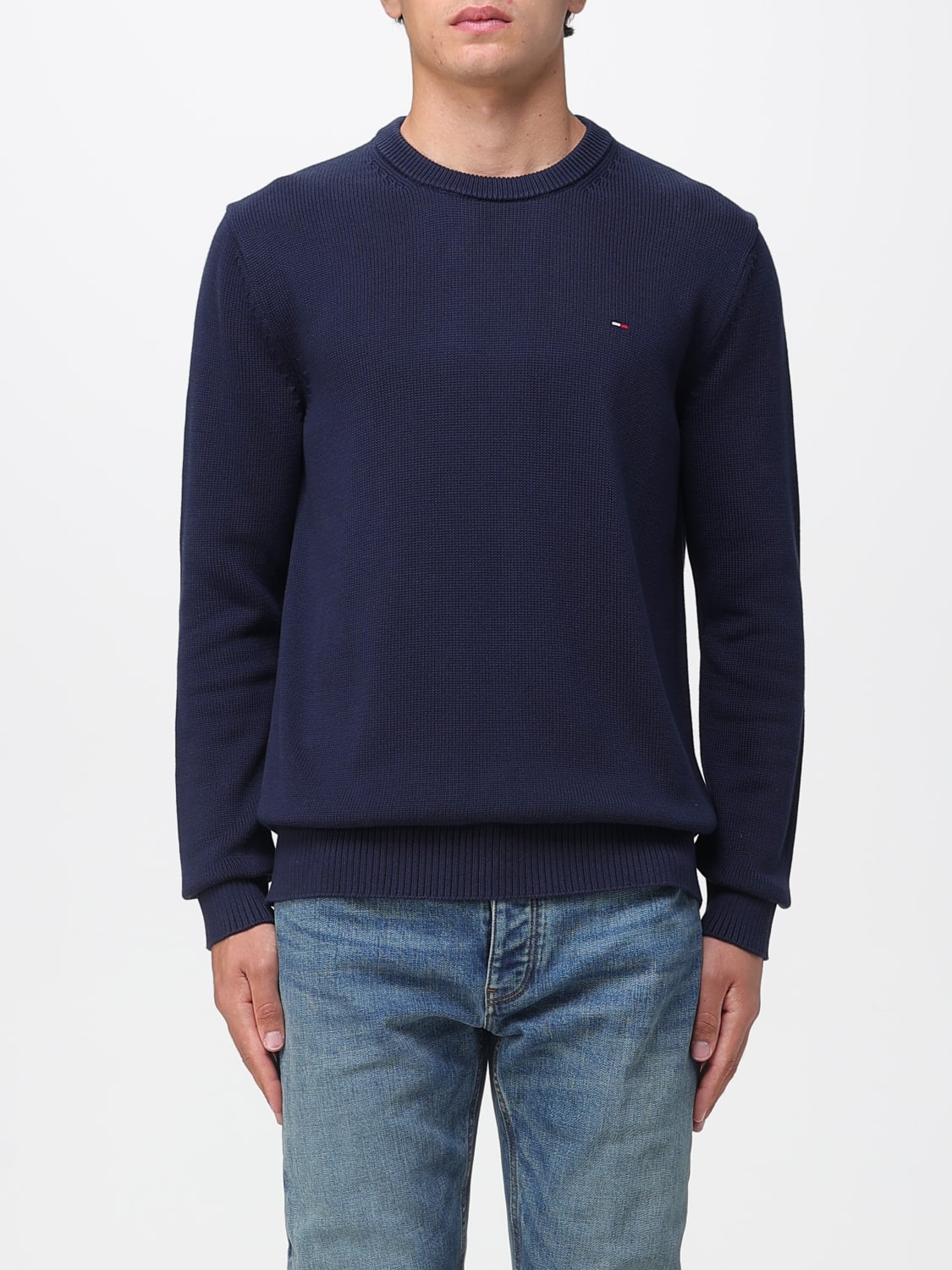 TOMMY JEANS SWEATER: Sweater men Tommy Jeans, Blue - Img 1