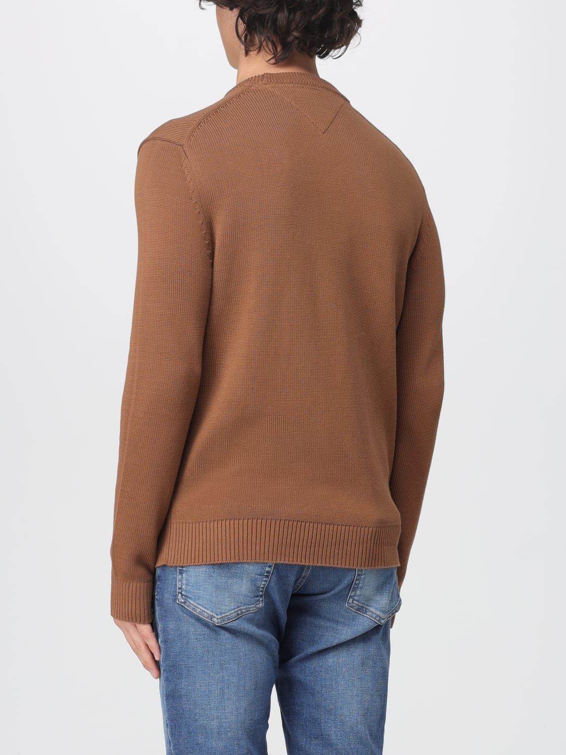 TOMMY JEANS SWEATER: Sweater men Tommy Jeans, Brown - Img 2