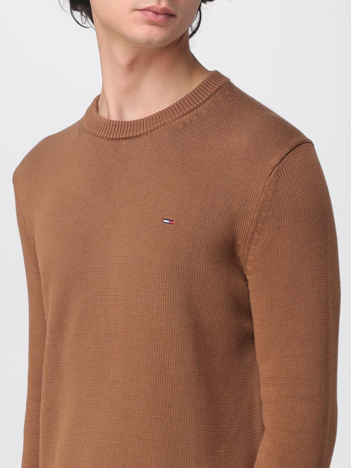 TOMMY JEANS SWEATER: Sweater men Tommy Jeans, Brown - Img 3
