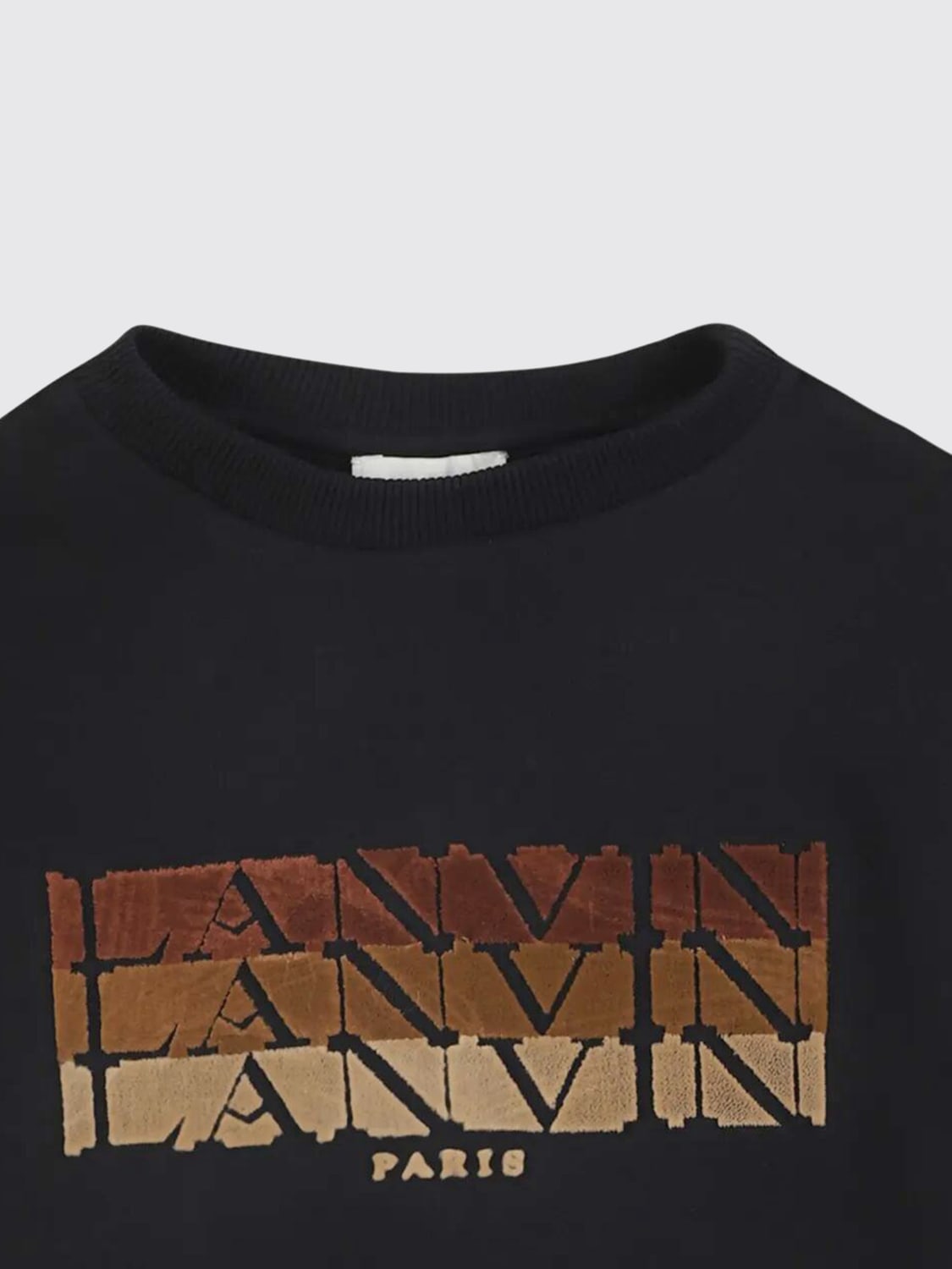 LANVIN PULLOVER: Pullover kinder Lanvin, Schwarz - Img 3