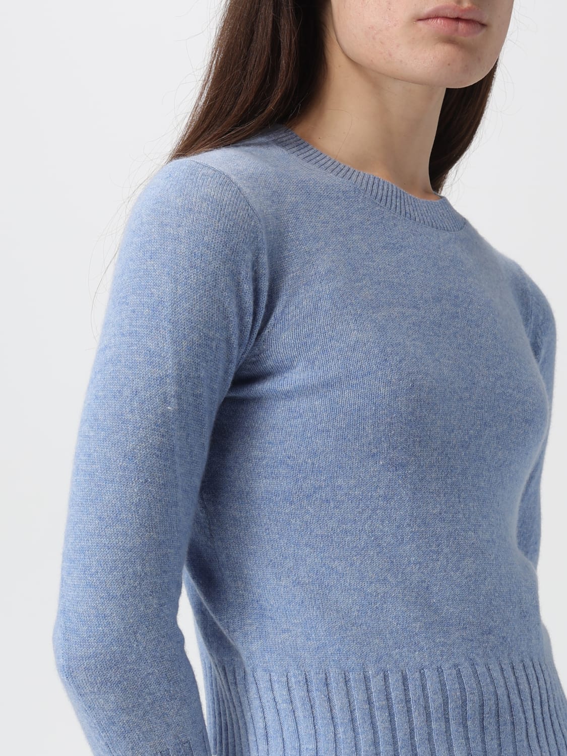 GUEST IN RESIDENCE PULL: Pull femme Guest In Residence, Bleu - Img 3