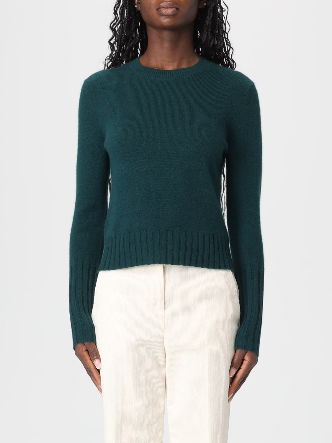 GUEST IN RESIDENCE PULL: Pull femme Guest In Residence, Vert - Img 1