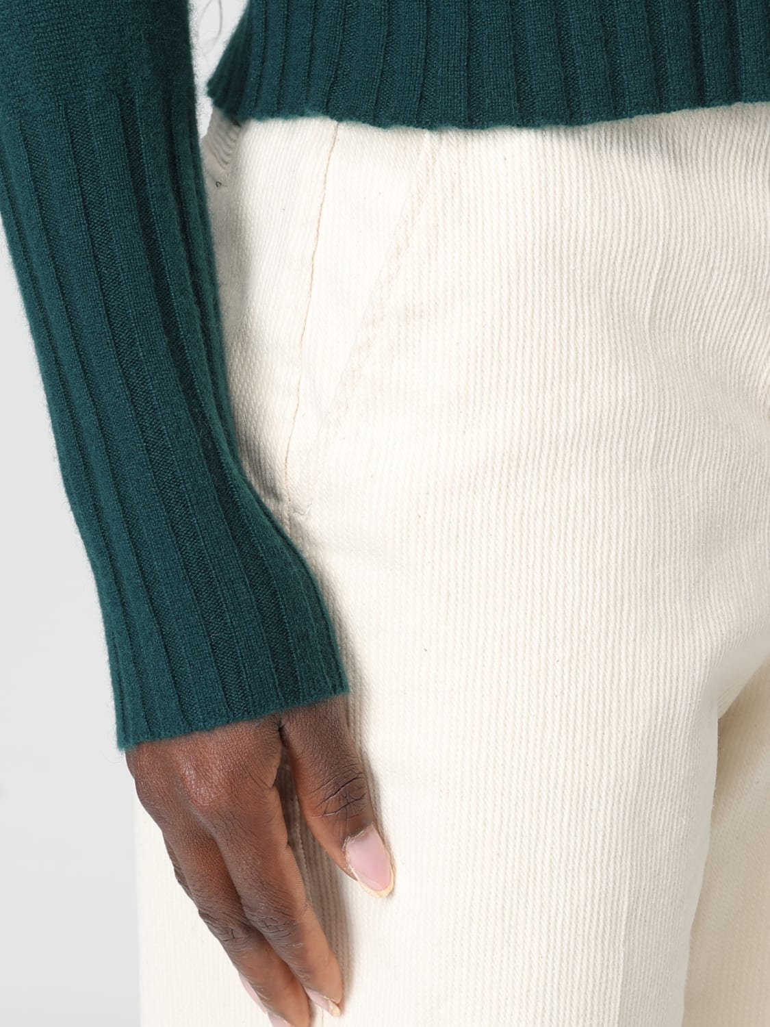 GUEST IN RESIDENCE PULL: Pull femme Guest In Residence, Vert - Img 3