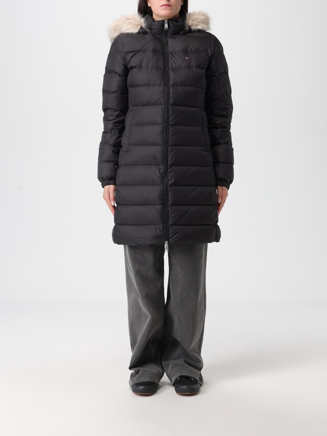 TOMMY JEANS CHAQUETA: Chaqueta mujer Tommy Jeans, Negro - Img 1