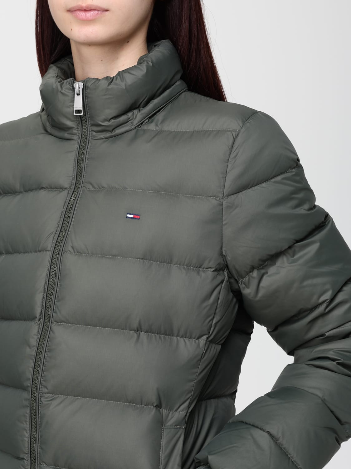 TOMMY JEANS VESTE: Veste femme Tommy Jeans, Vert - Img 4