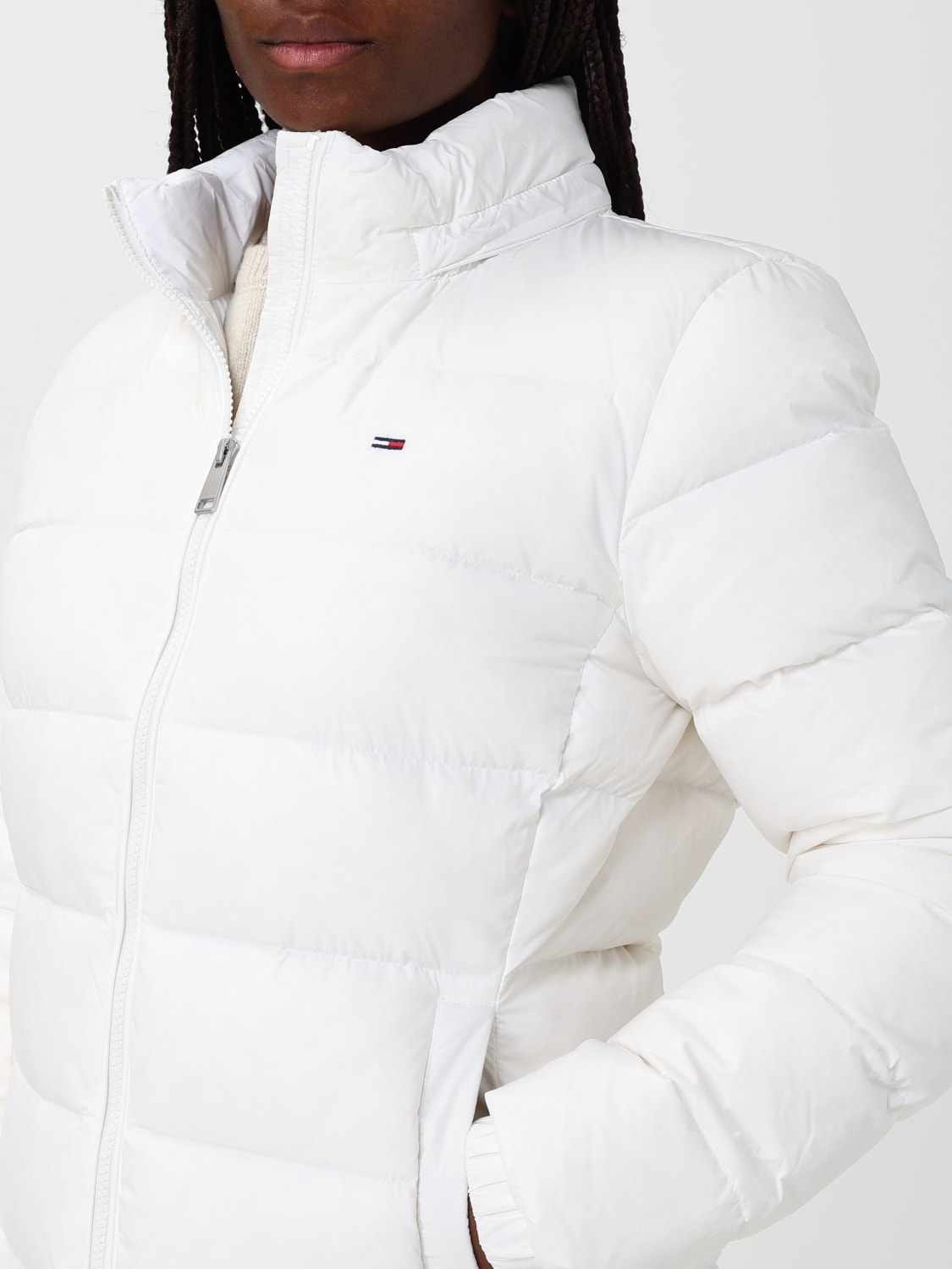 TOMMY JEANS VESTE: Veste femme Tommy Jeans, Blanc - Img 4