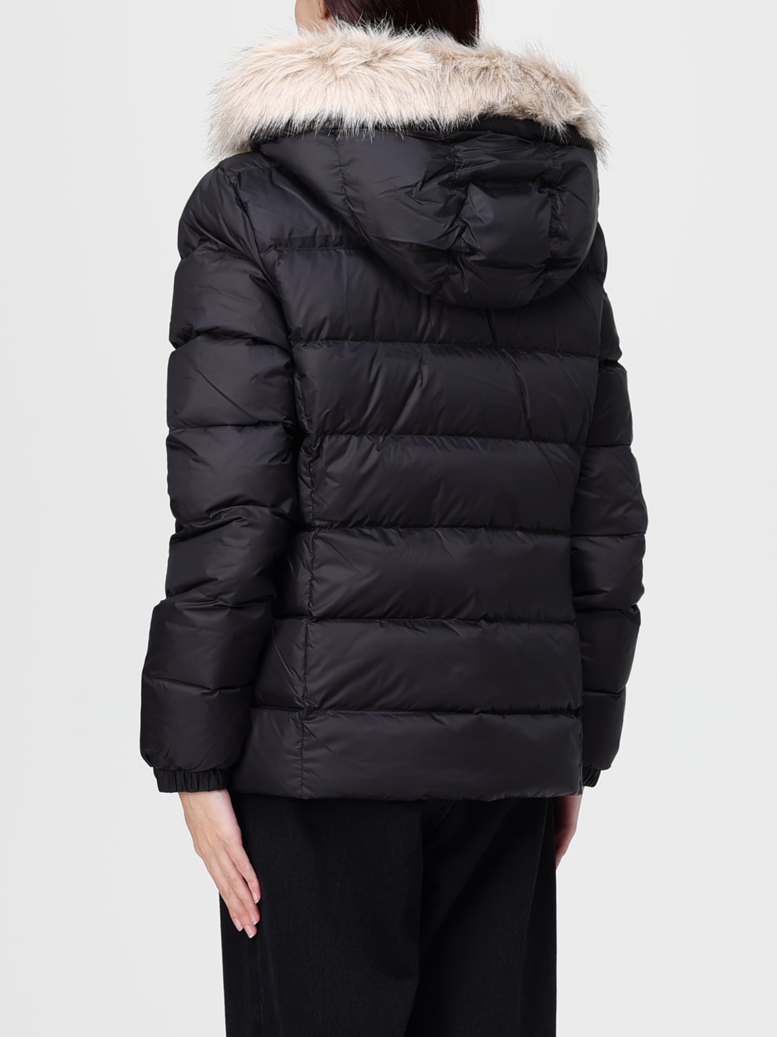 TOMMY JEANS GIACCA: Piumino di nylon Tommy Jeans, Nero - Img 2