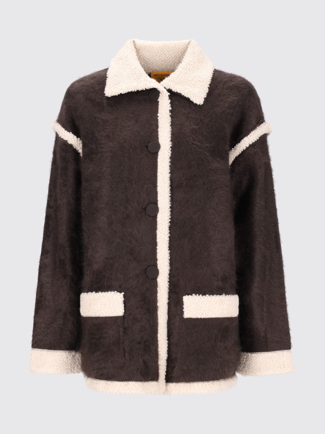 GUEST IN RESIDENCE FUR COAT: Blazer woman Guest In Residence, Brown - Img 1
