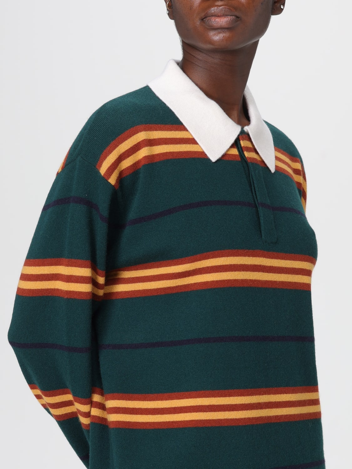 GUEST IN RESIDENCE POLO: Pull femme Guest In Residence, Vert - Img 3