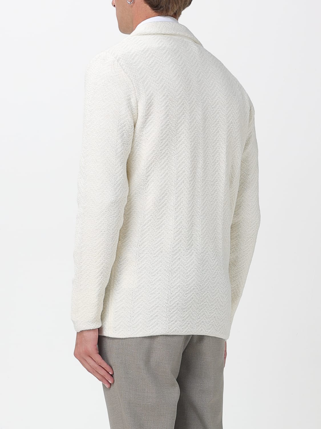 MANUEL RITZ JACKET: Jacket men Manuel Ritz, White - Img 2