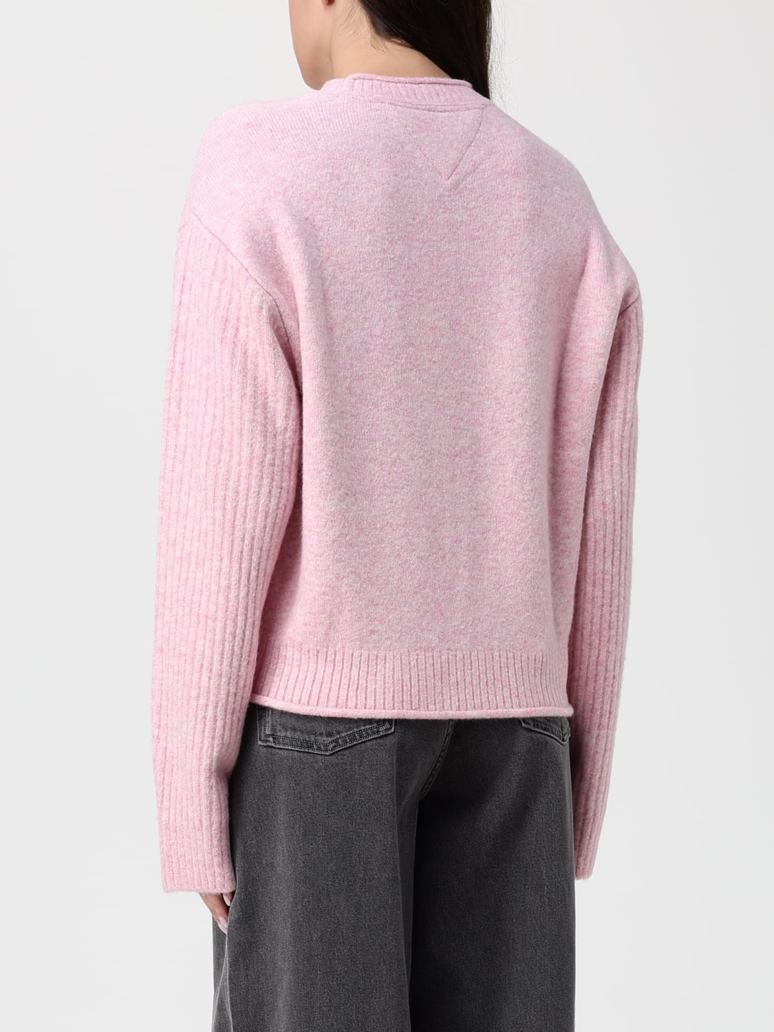 TOMMY JEANS PULL: Pull femme Tommy Jeans, Rose - Img 2