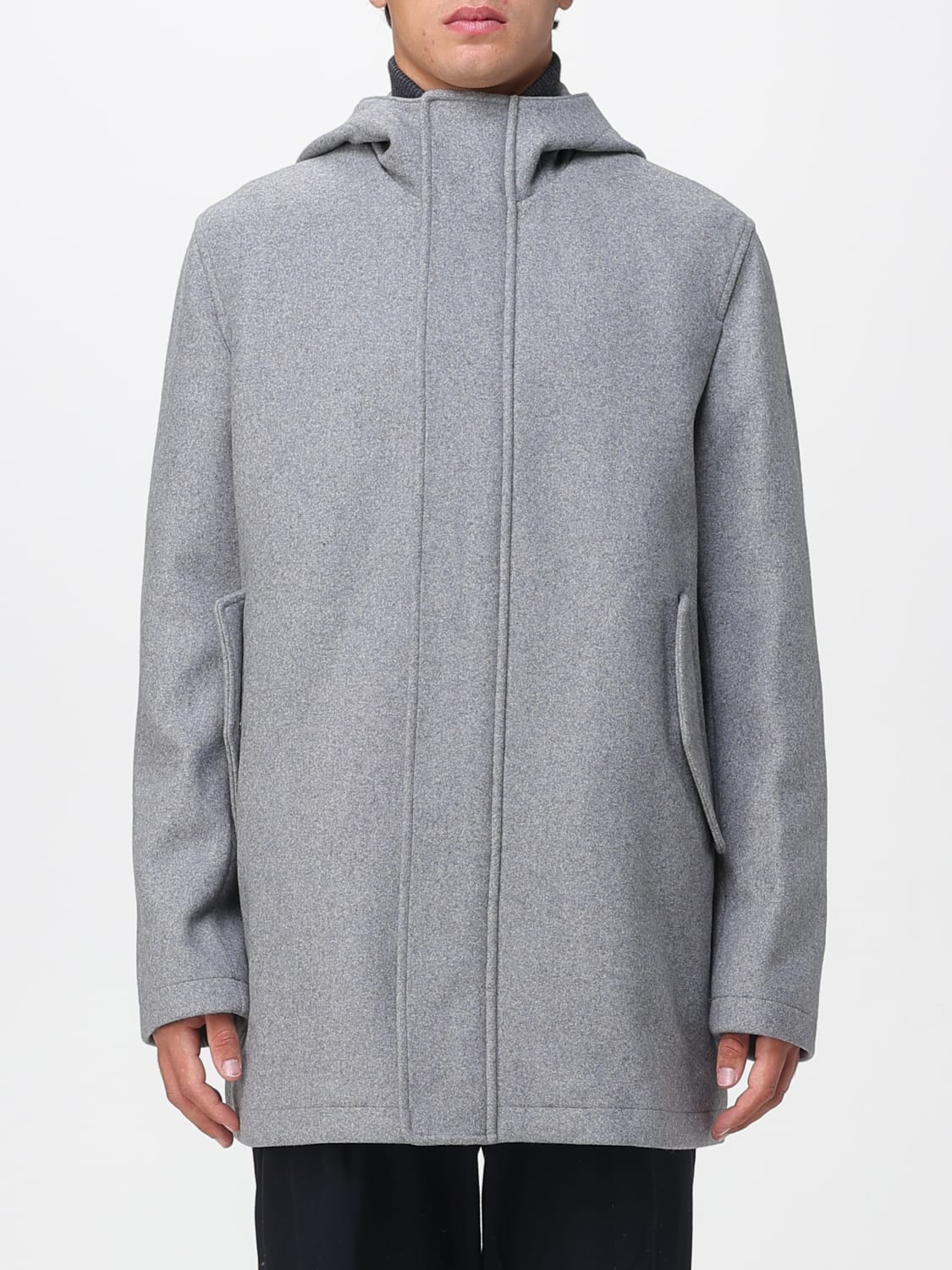 MANUEL RITZ COAT: Coat men Manuel Ritz, Grey - Img 1