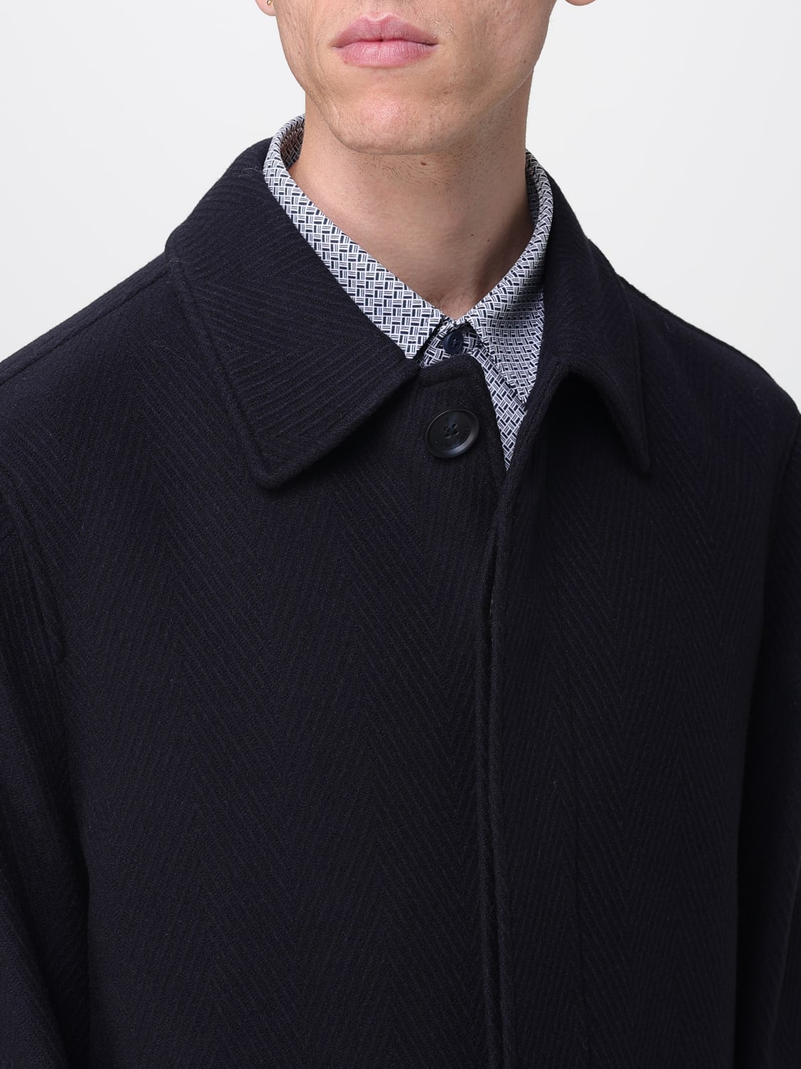 MANUEL RITZ 코트: 코트 남성 Manuel Ritz, 블루 - Img 4