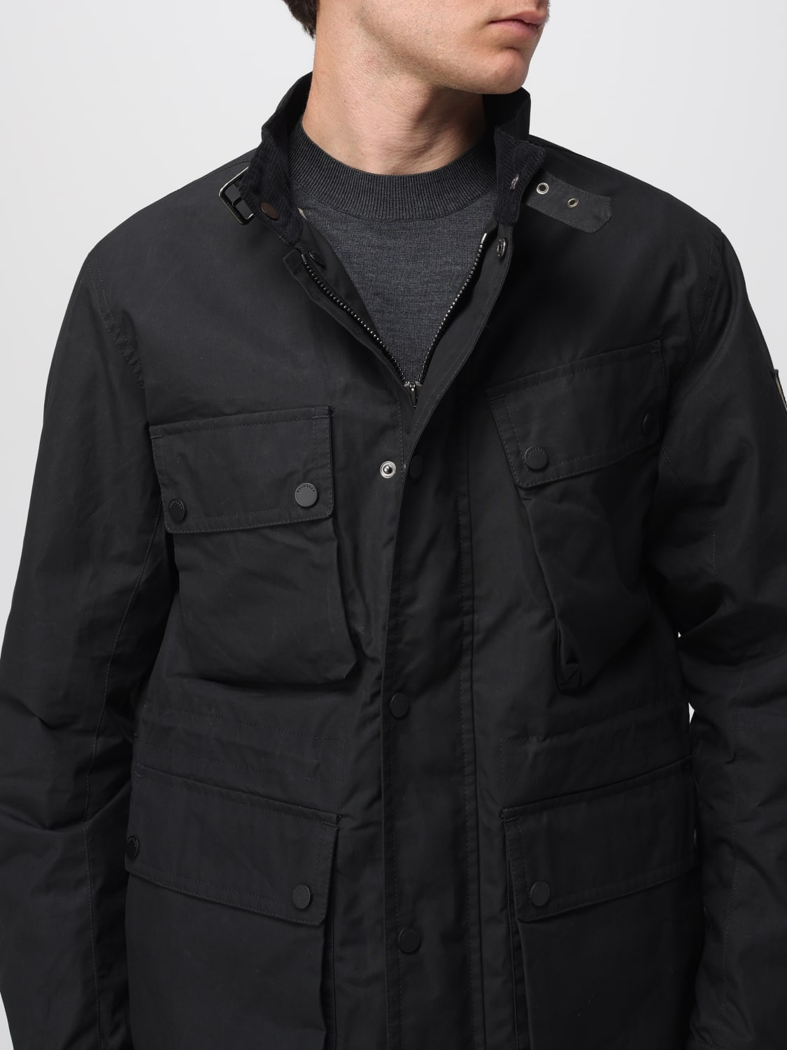 BELSTAFF JACKE: Jacke herren Belstaff, Schwarz - Img 4
