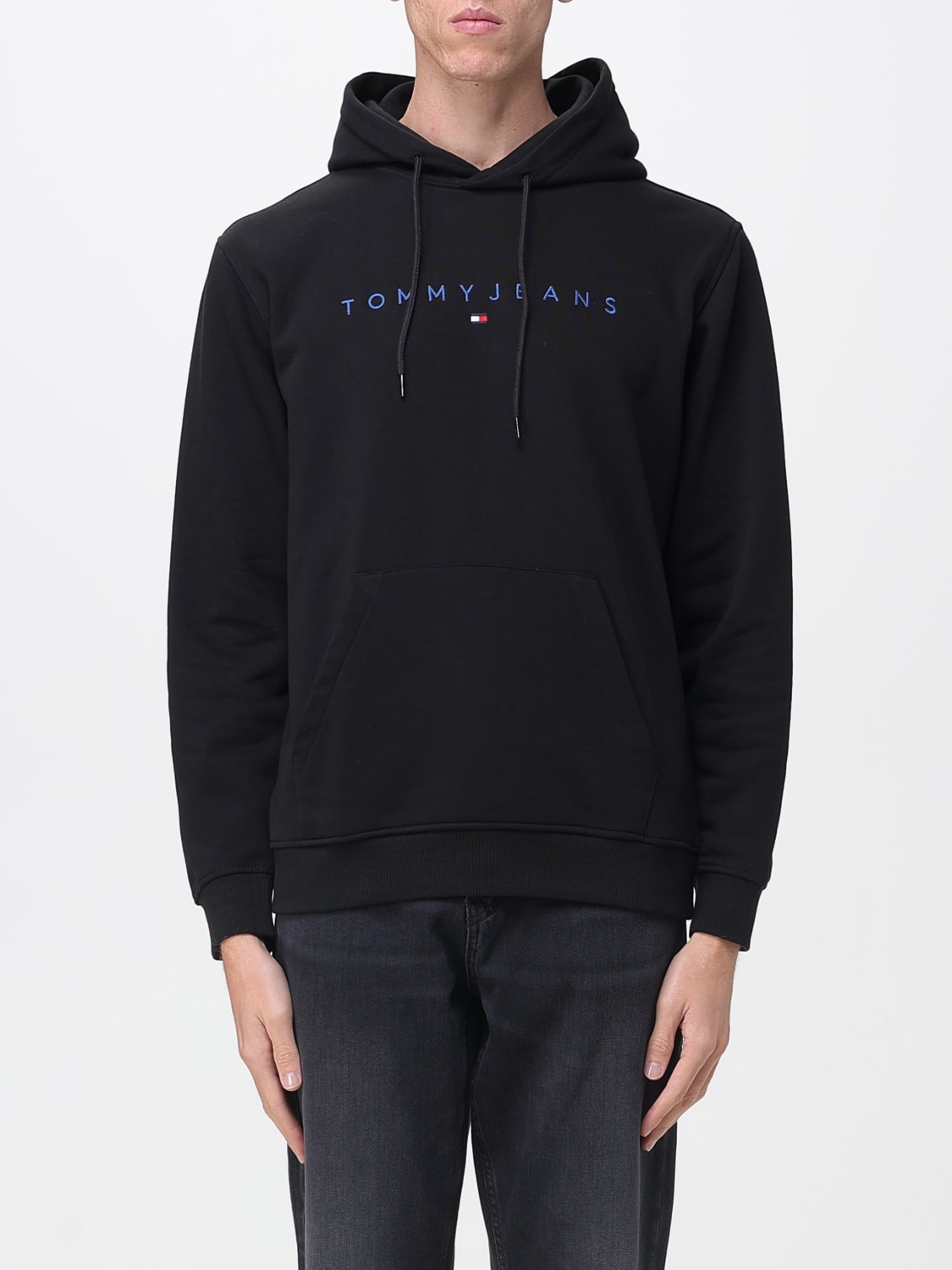 TOMMY JEANS SWEATSHIRT: Sweatshirt men Tommy Jeans, Black - Img 1