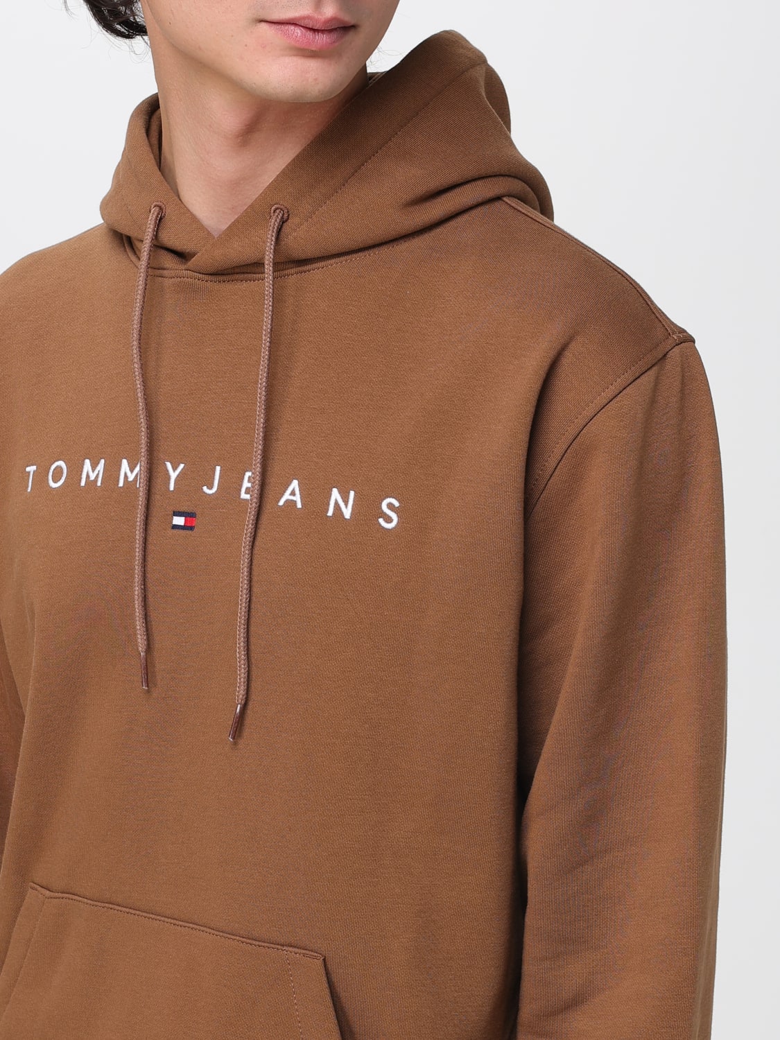 TOMMY JEANS 卫衣: 卫衣 男士 Tommy Jeans, 棕色 - Img 3