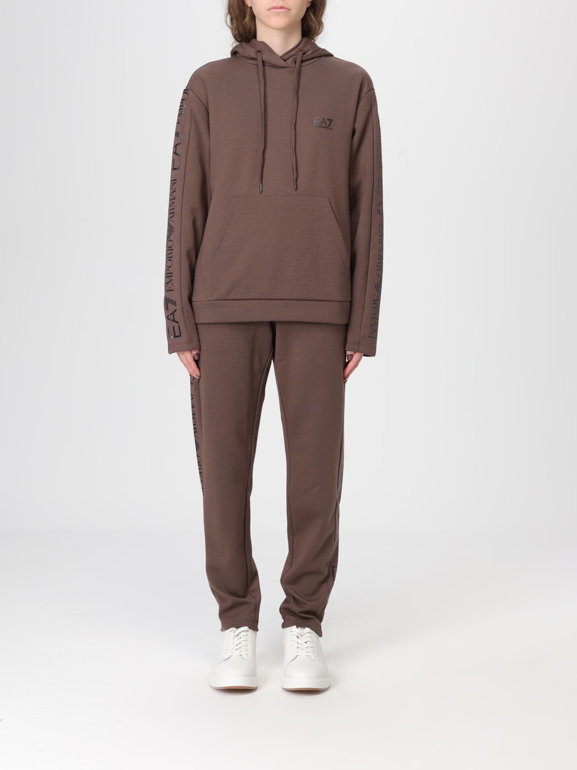 EA7 ZWEITEILER: Hose damen Ea7, Braun - Img 1