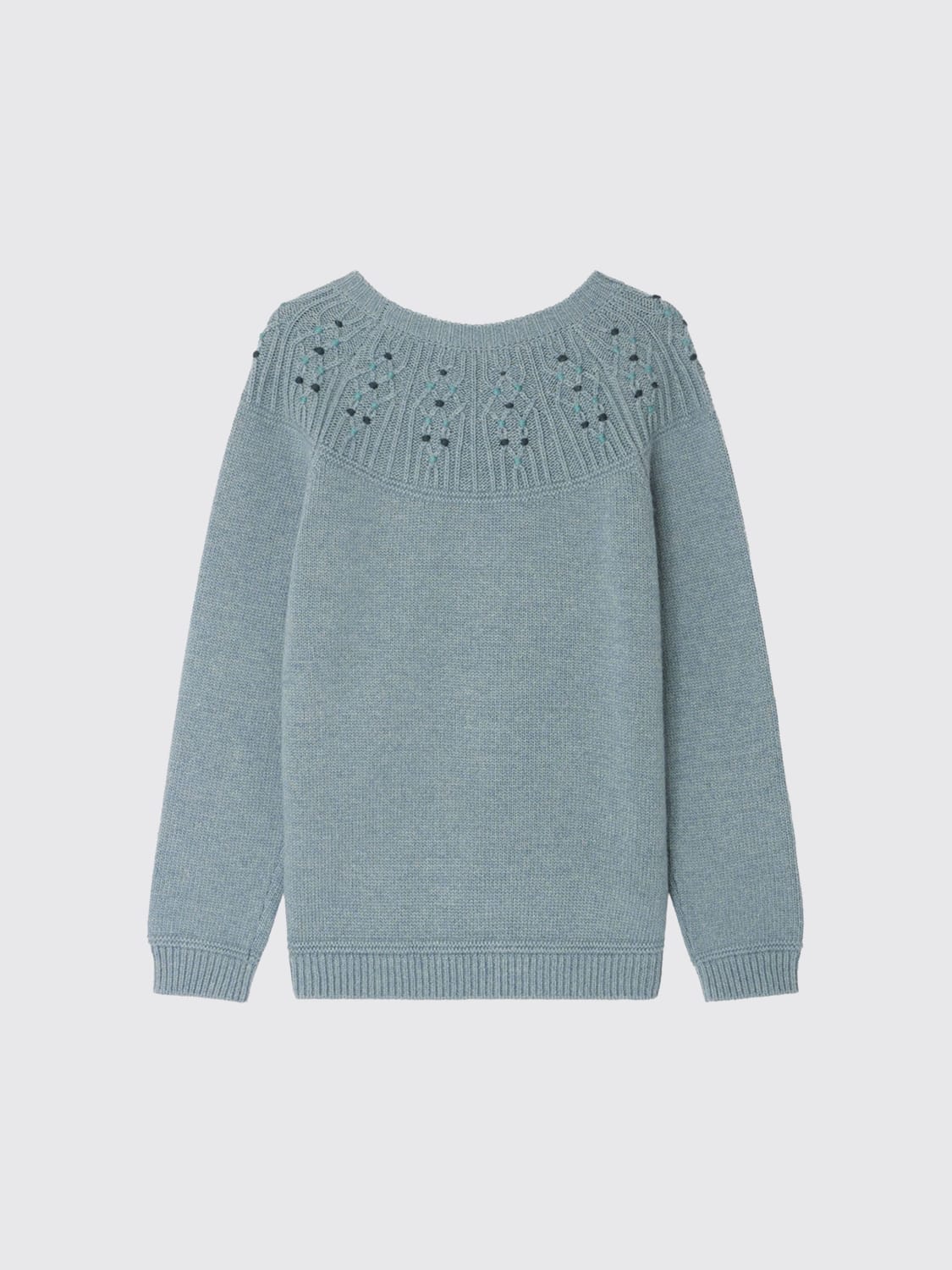 BONPOINT PULLOVER: Pullover kinder Bonpoint, Hellblau - Img 2