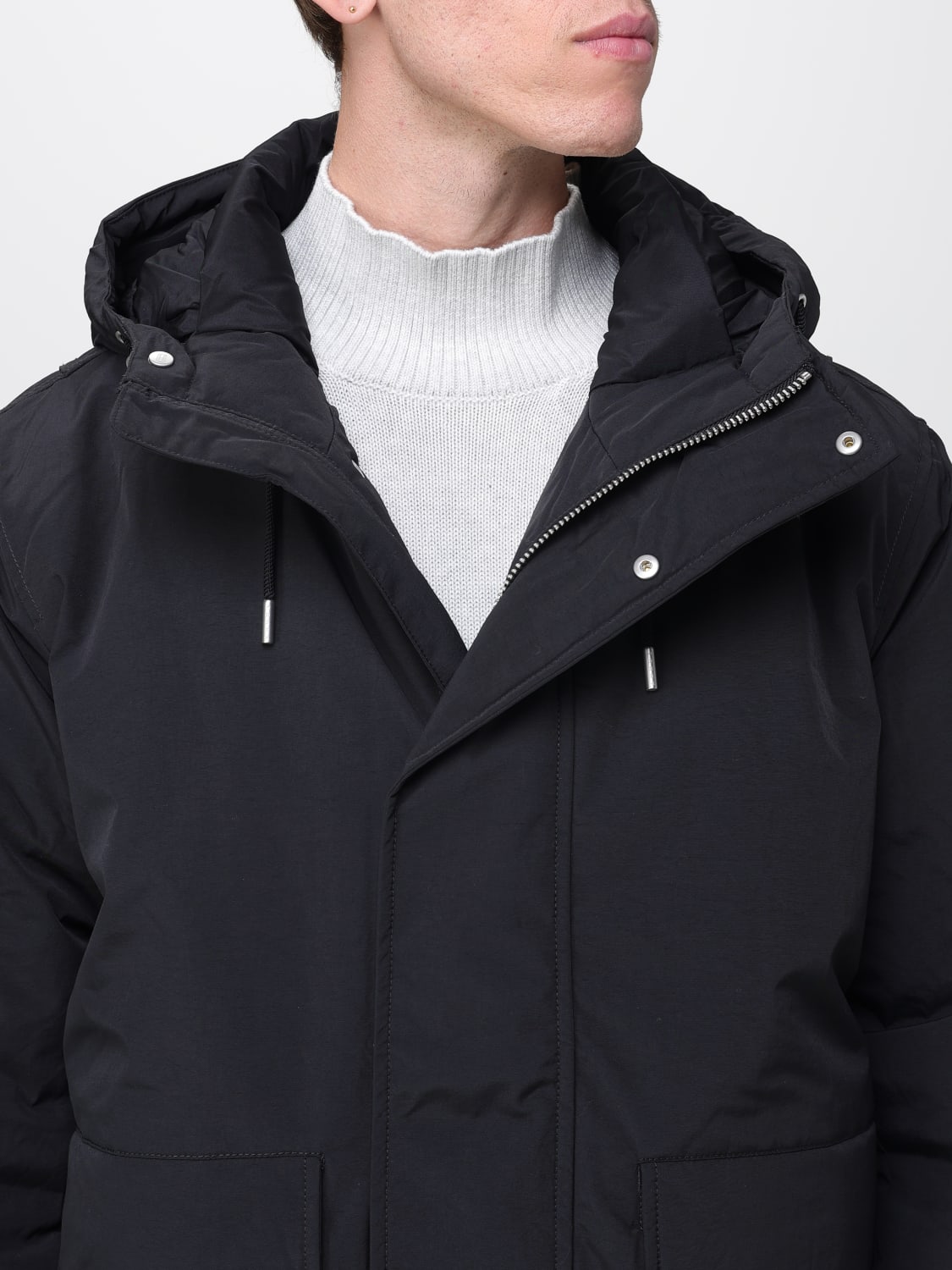 TOMMY JEANS ПАЛЬТО: Куртка Мужское Tommy Jeans, Черный - Img 4