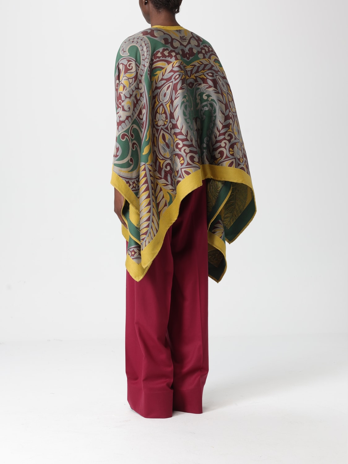 ETRO COAT: Coat woman Etro, Multicolor - Img 3