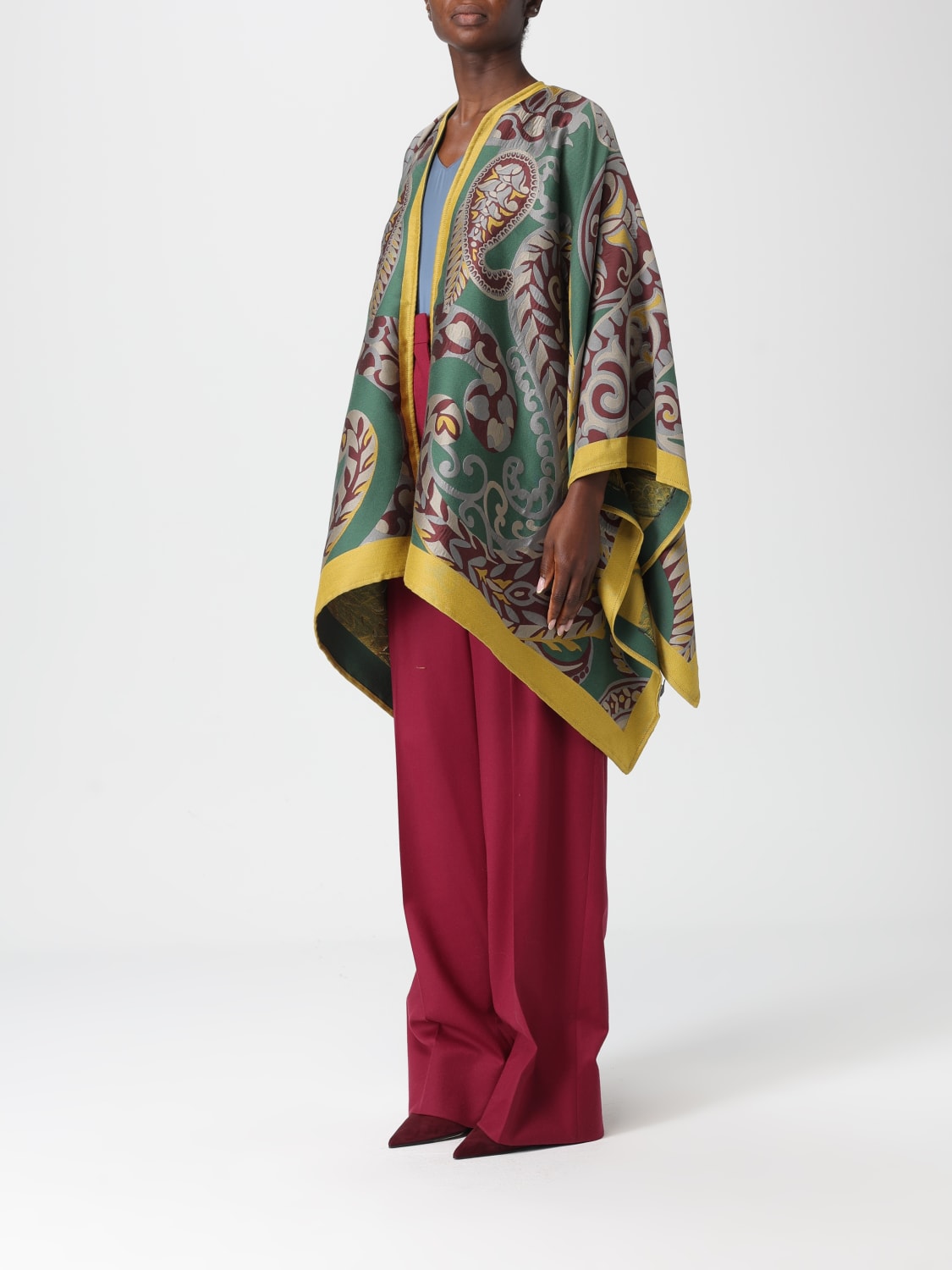 ETRO COAT: Coat woman Etro, Multicolor - Img 4