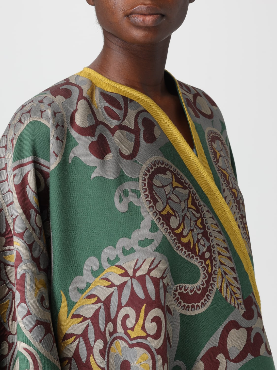 ETRO COAT: Coat woman Etro, Multicolor - Img 5