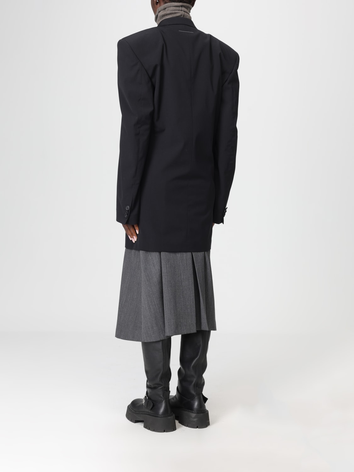 MM6 MAISON MARGIELA JACKET: Blazer woman Mm6 Maison Margiela, Black - Img 3