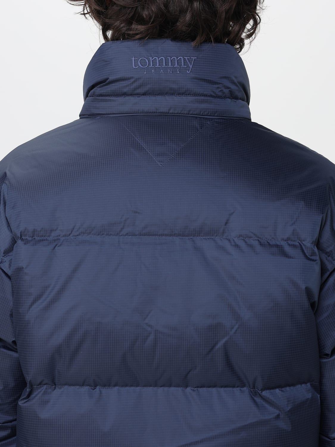 TOMMY JEANS GIACCA: Piumino in nylon Tommy Jeans, Blue - Img 4