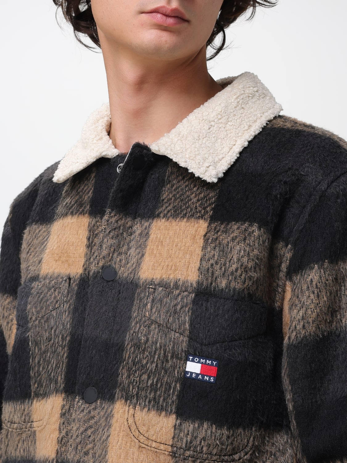 TOMMY JEANS 外套: 外套 男士 Tommy Jeans, 黑色 - Img 4