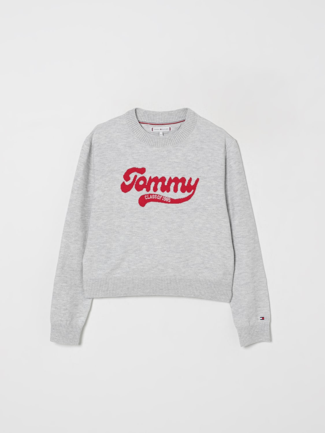 TOMMY HILFIGER PULLOVER: Pullover kinder Tommy Hilfiger, Grau - Img 1