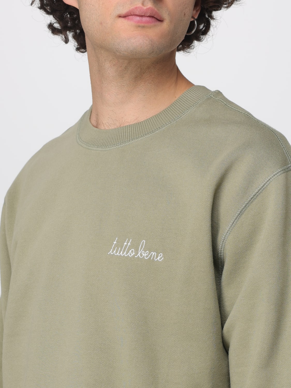 MAISON LABICHE ТОЛСТОВКА: Свитер Мужское Maison Labiche, Зеленый - Img 3