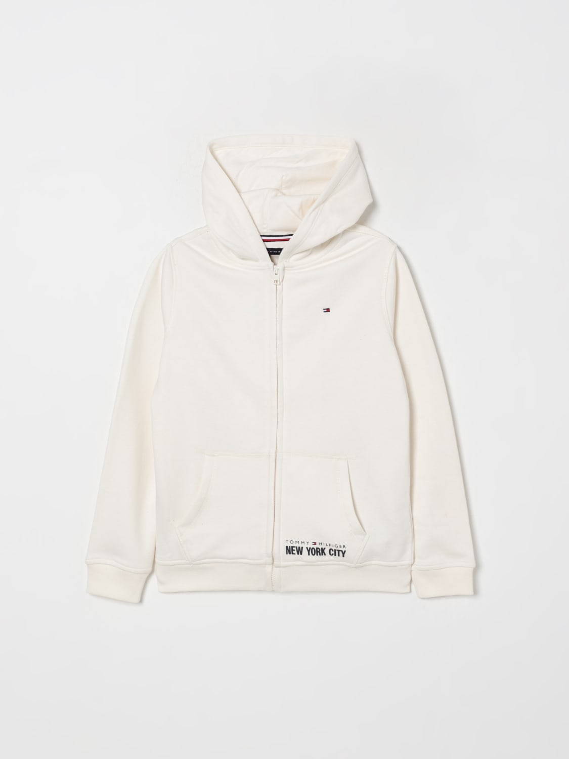 TOMMY HILFIGER SWEATER: Sweater kids Tommy Hilfiger, White - Img 1