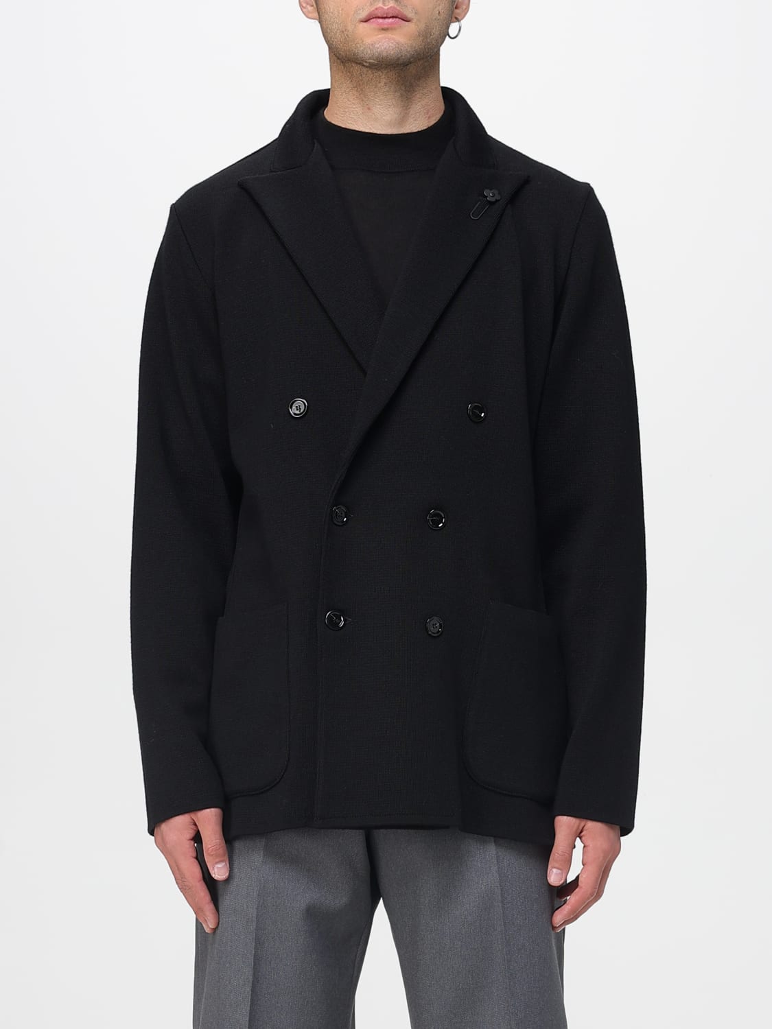 LARDINI JACKET: Jacket men Lardini, Black - Img 1