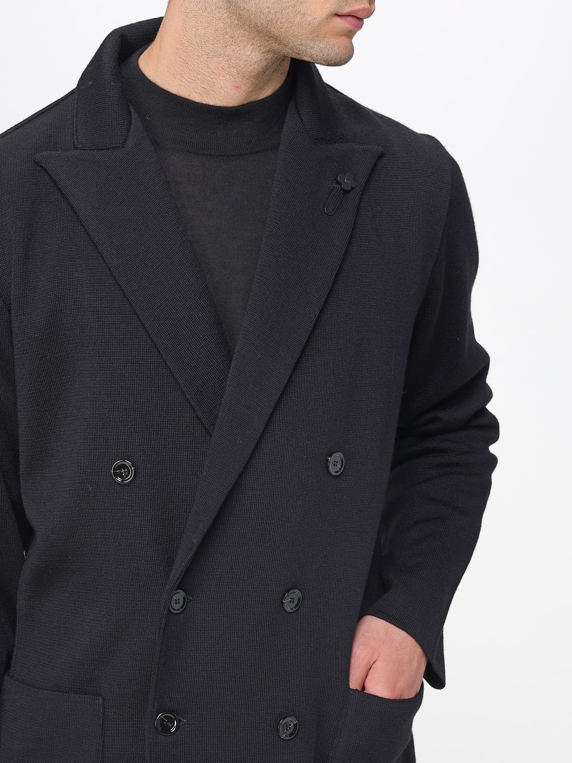 LARDINI JACKET: Jacket men Lardini, Black - Img 4