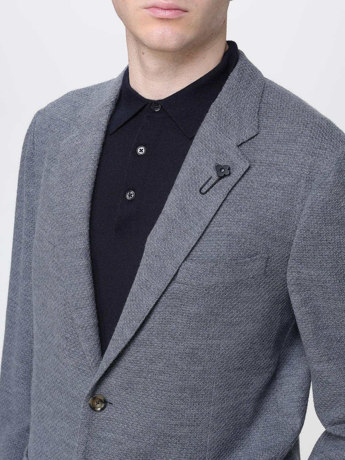 LARDINI GIACCA: Blazer monopetto Lardini, Fantasia - Img 4