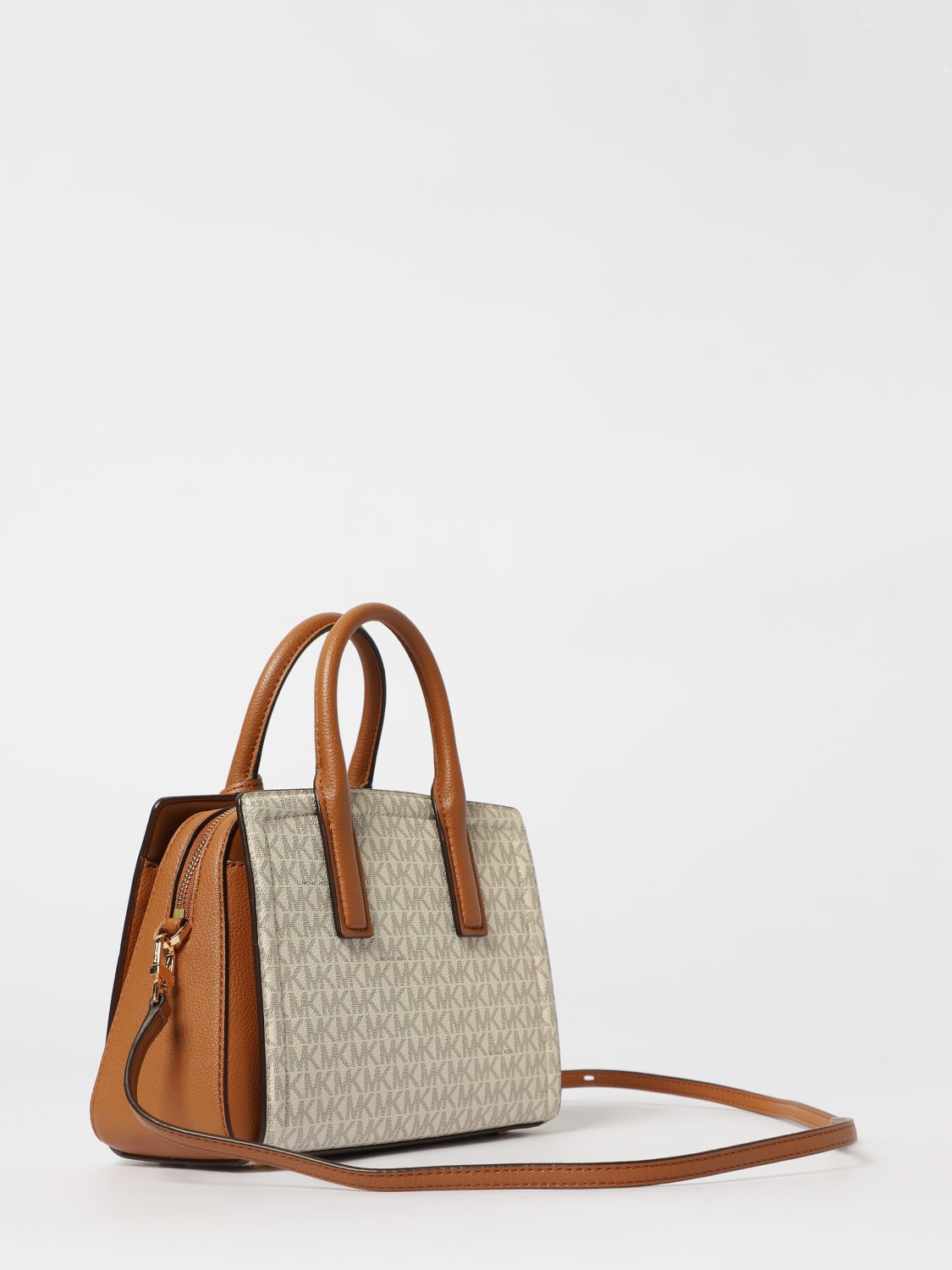 MICHAEL KORS BORSA A MANO: Borsa a mano Michael Kors con monogram, Avorio - Img 2