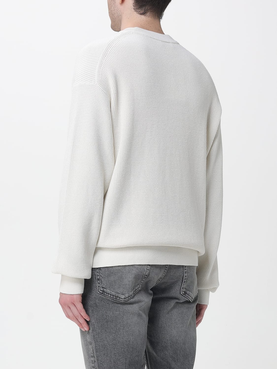 CALVIN KLEIN JEANS SWEATER: Sweater men Calvin Klein Jeans, White - Img 2