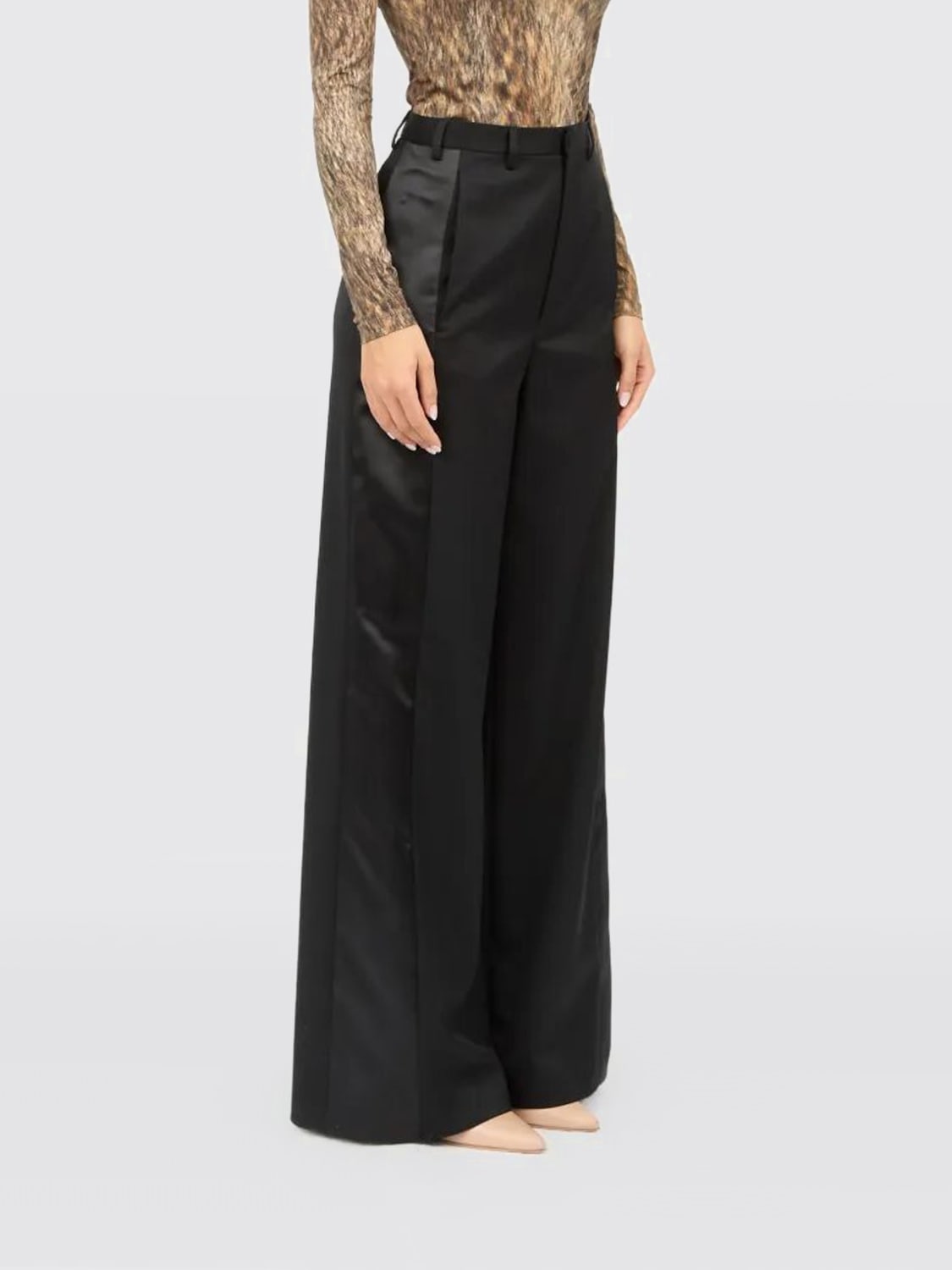 MM6 MAISON MARGIELA PANTS: Pants woman Mm6 Maison Margiela, Black - Img 3