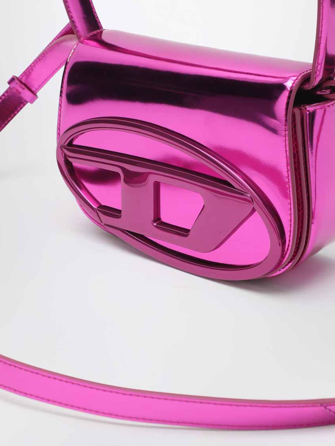 DIESEL MINI BAG: Shoulder bag woman Diesel, Fuchsia - Img 4