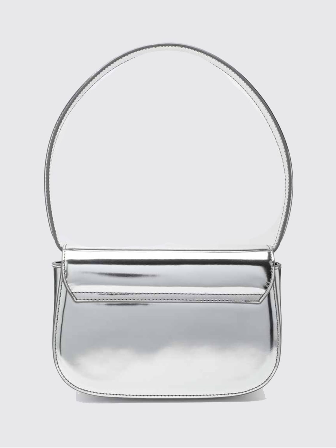 DIESEL MINI BAG: Shoulder bag woman Diesel, Silver - Img 3